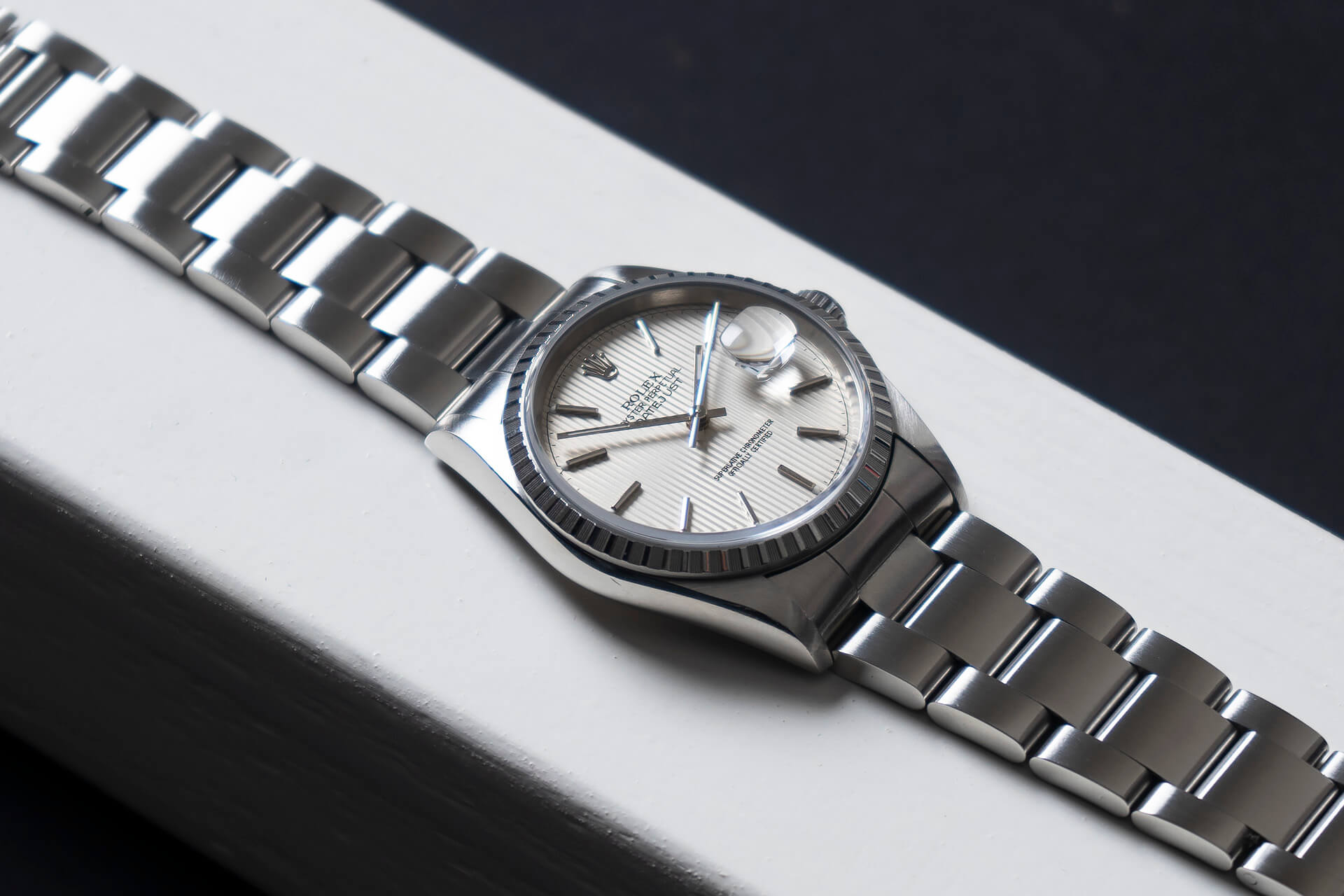 Rolex Datejust Champagne 'Tapestry' Dial