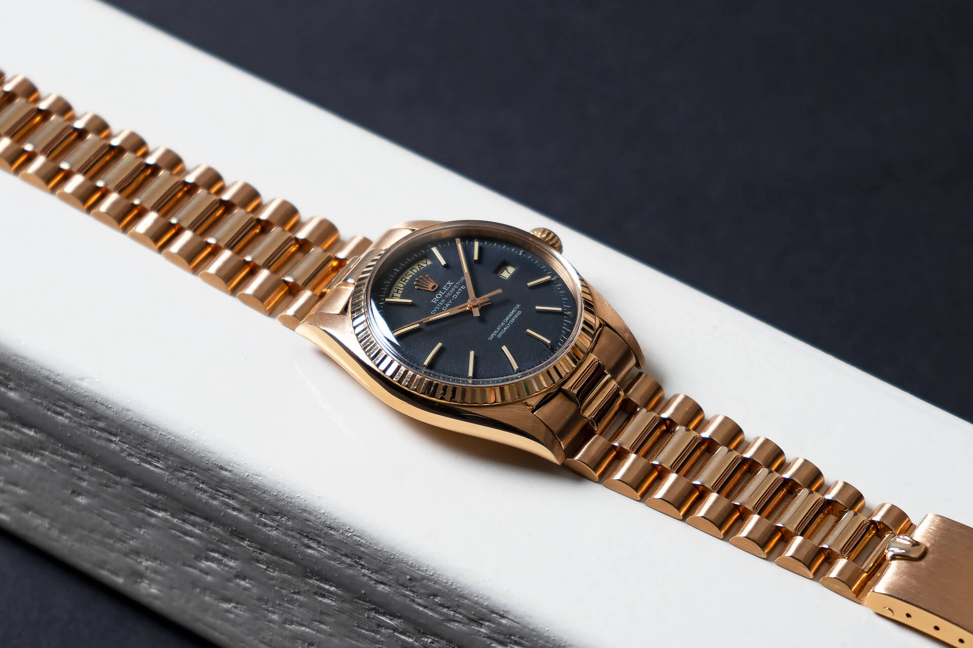 Rolex Day-Date 1803 Rose Gold 'Confetti Dial'