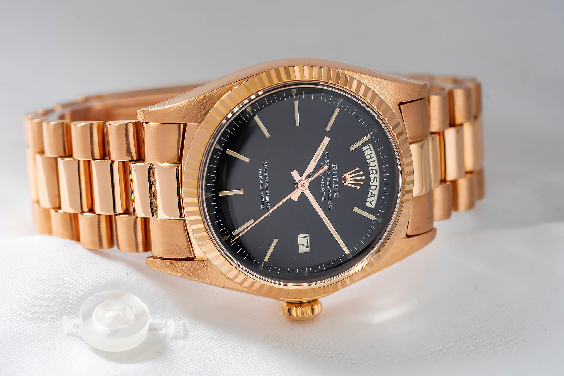 Rolex Day-Date 1803 Rose Gold 'Confetti Dial'