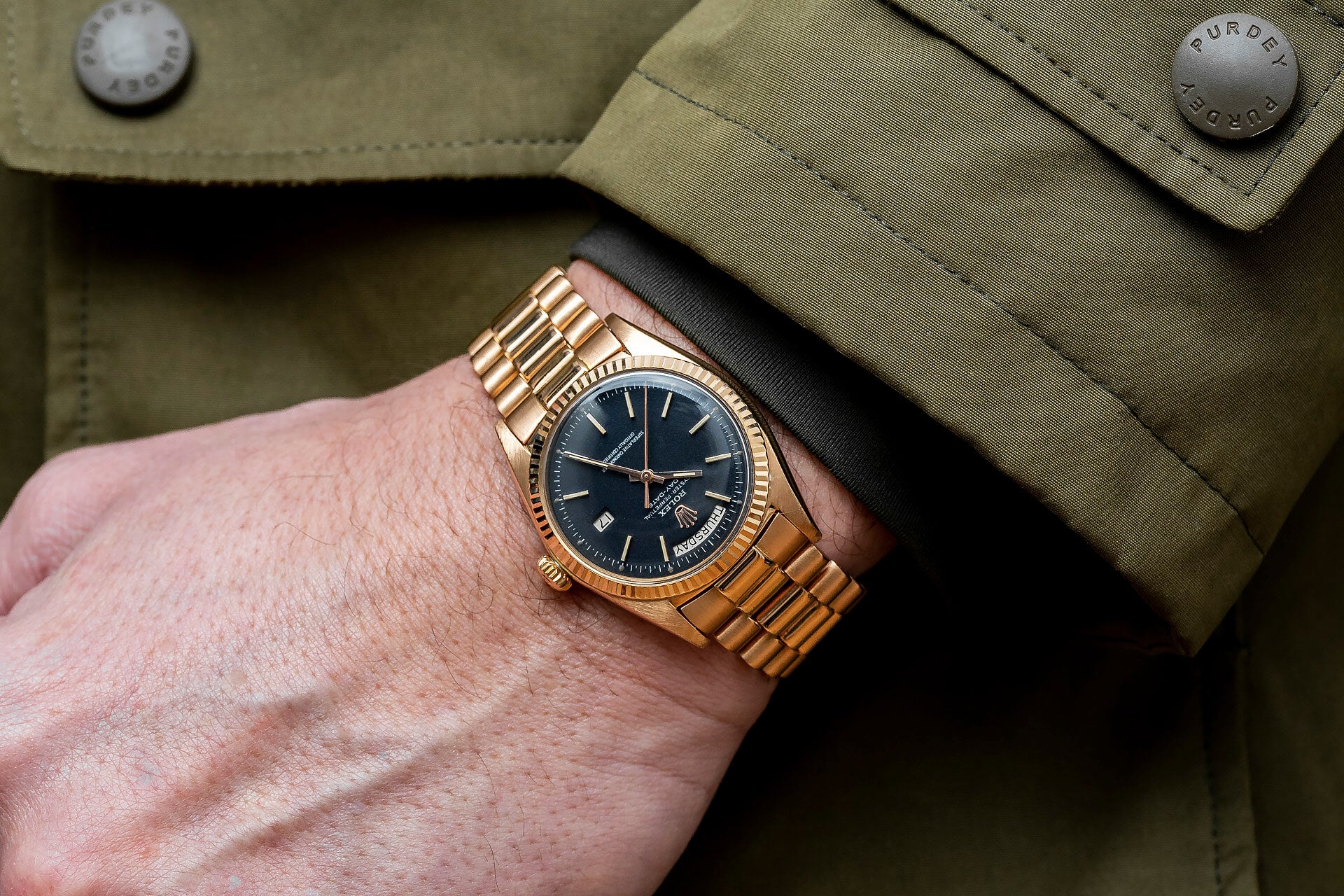 Rolex Day-Date 1803 Rose Gold 'Confetti Dial'
