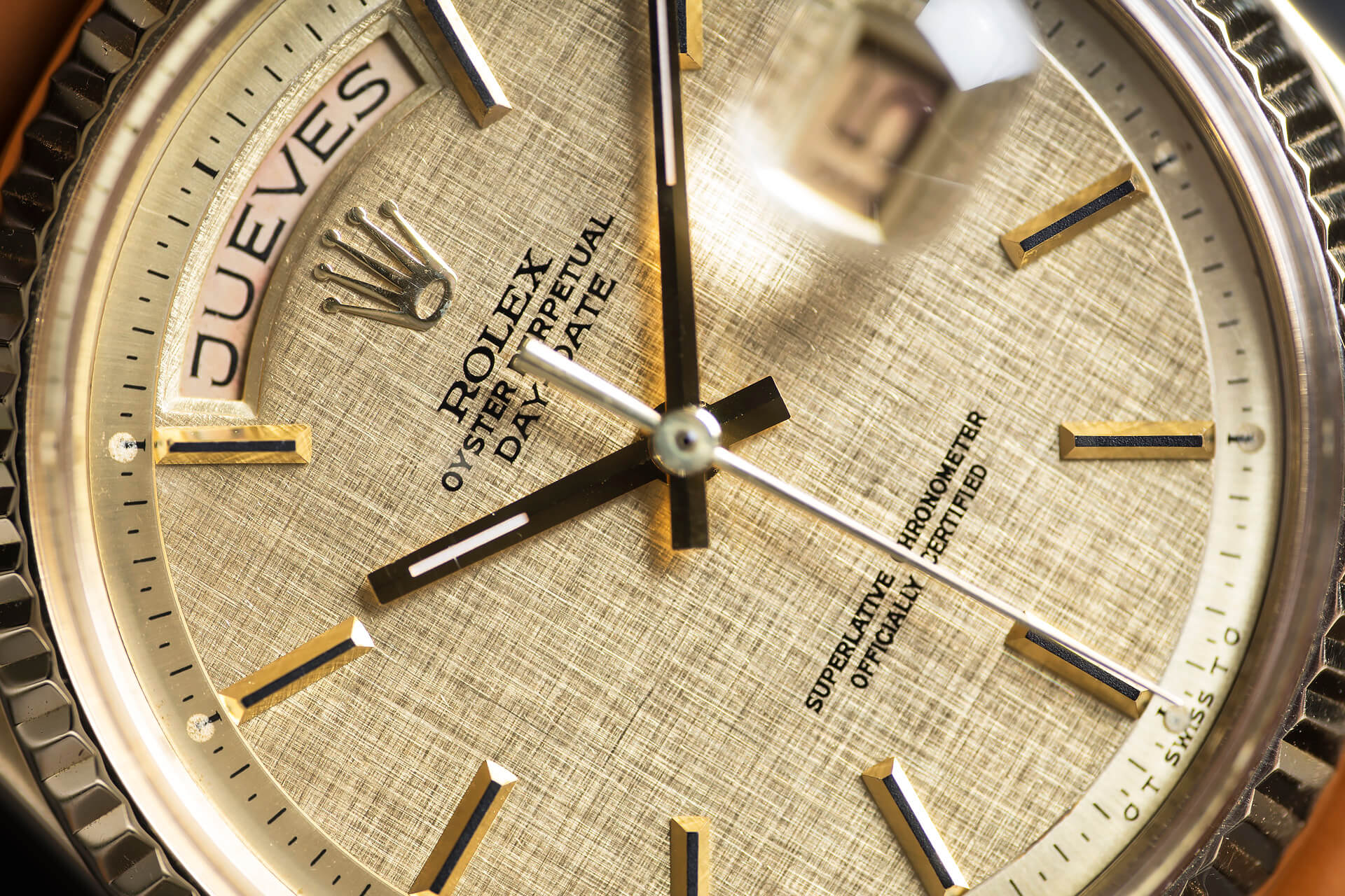 ROLEX DAY-DATE LINEN DIAL