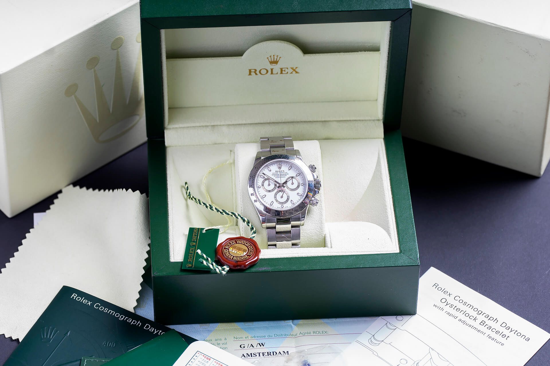 Rolx Daytona 116520 B&P Unpolished