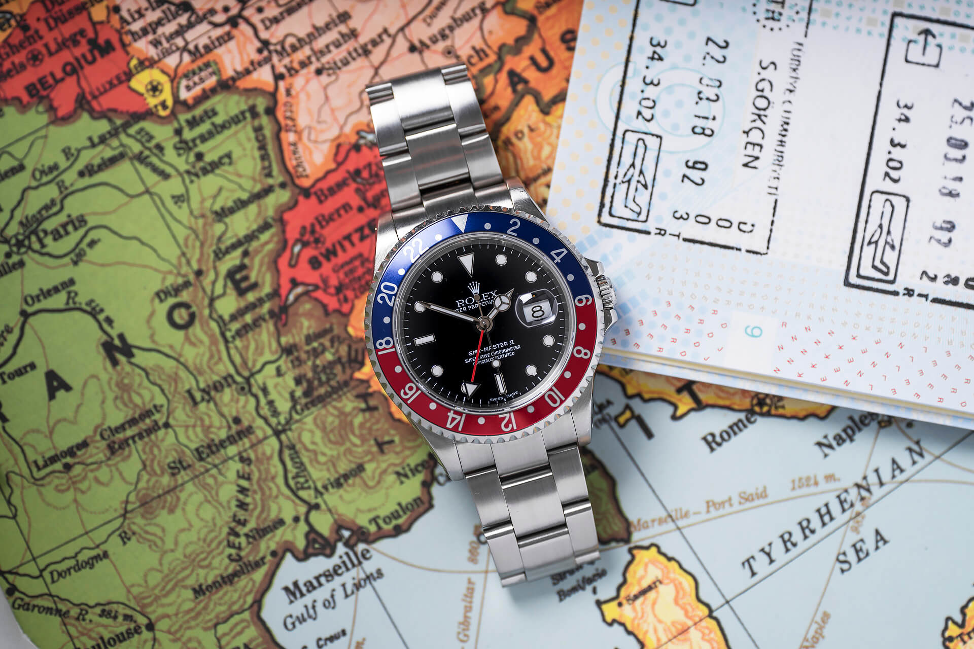 Rolex GMT-Master II 'Pepsi' B&P