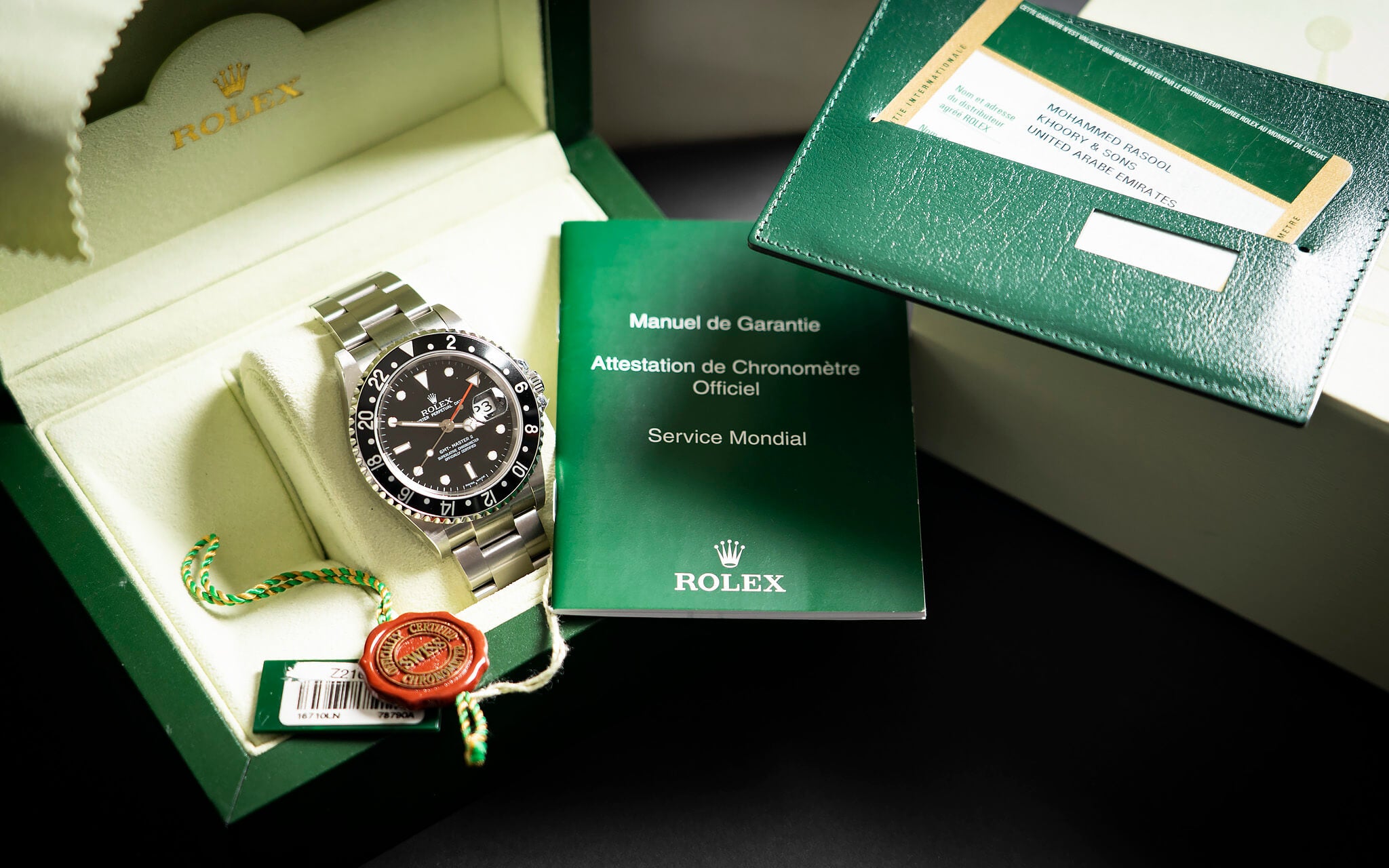 Rolex GMT-MASTER 16710 NOS & STICKERED