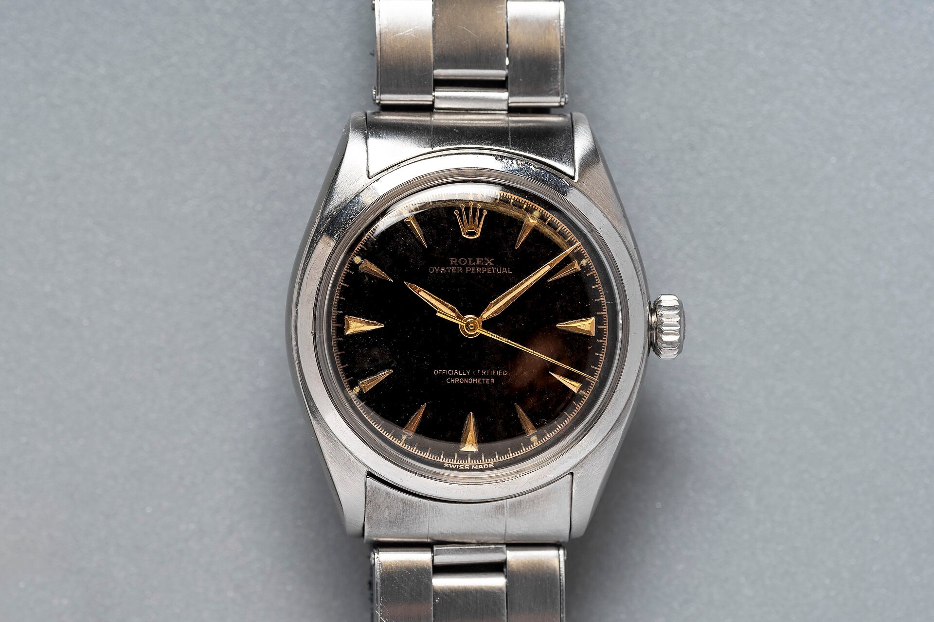 Rolex Oyster Perpetual reference 6084-0 'OCC Gilt Dial'