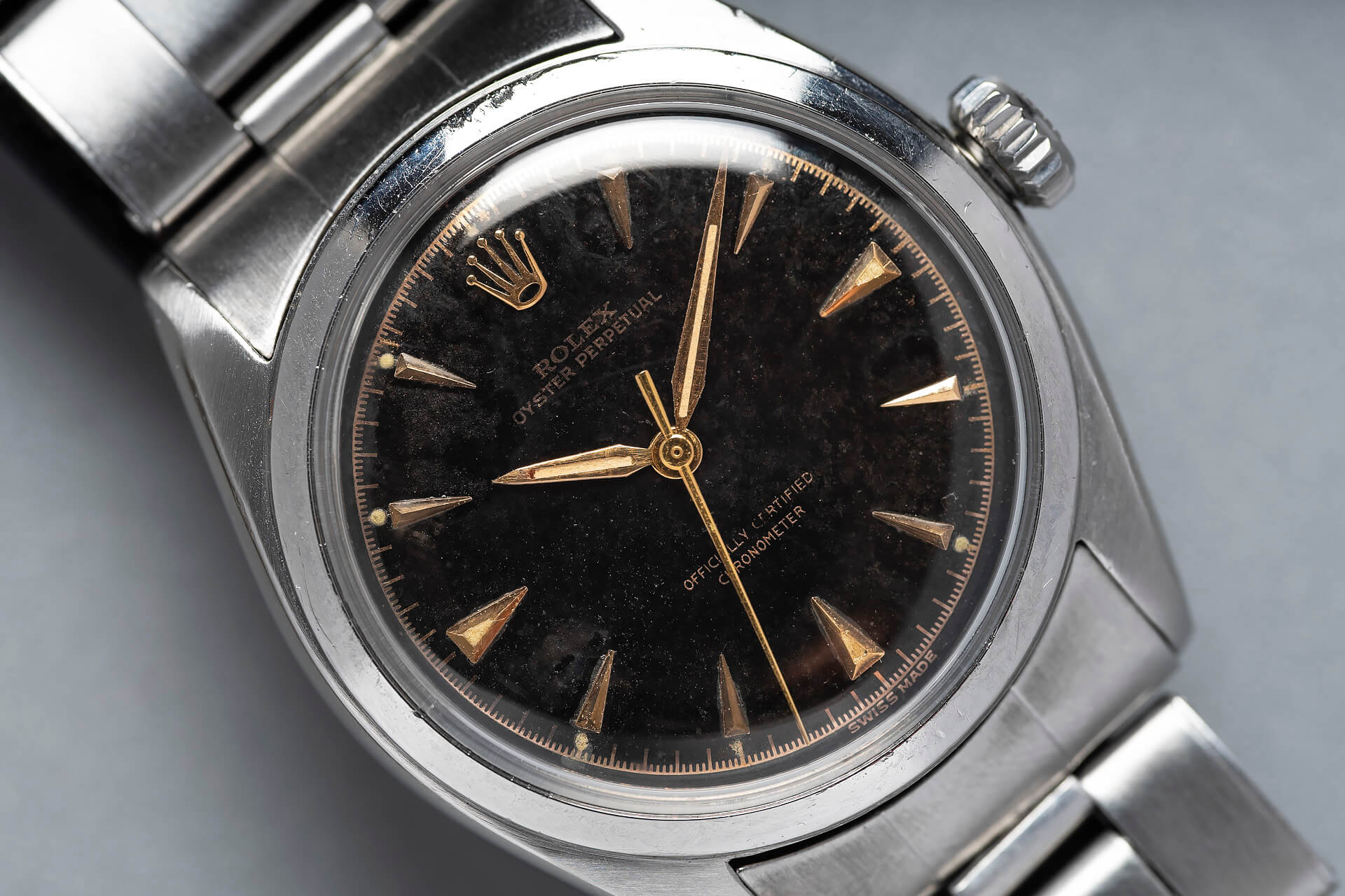 Rolex Oyster Perpetual reference 6084-0 'OCC Gilt Dial'
