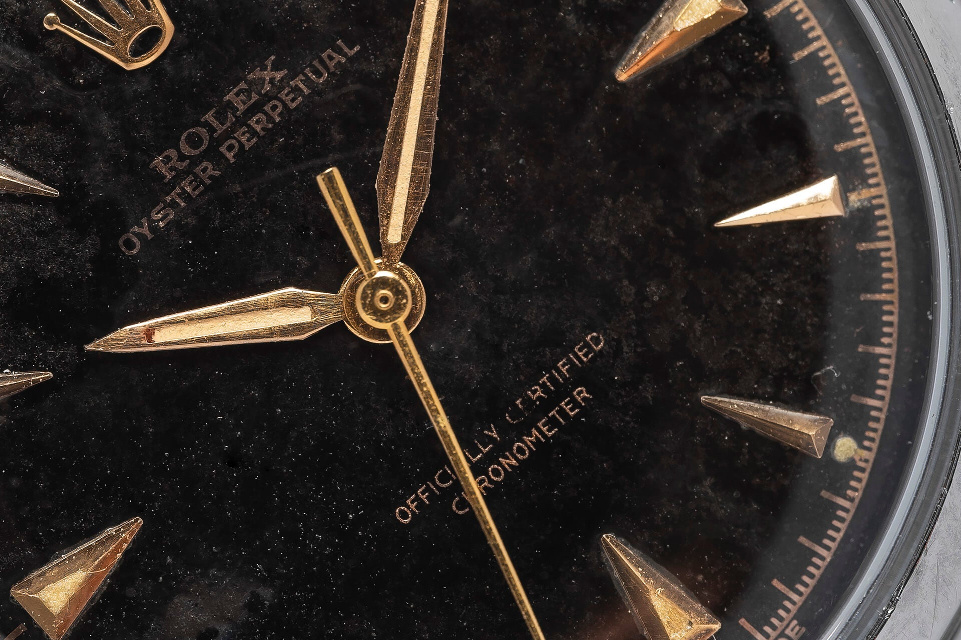 Rolex Oyster Perpetual reference 6084-0 'OCC Gilt Dial'