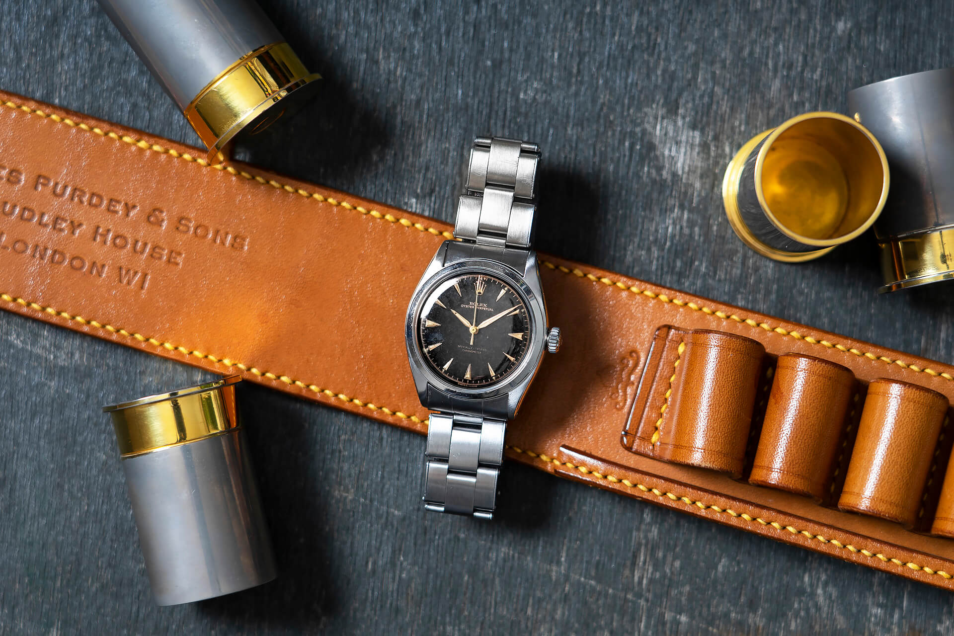 Rolex Oyster Perpetual reference 6084-0 'OCC Gilt Dial'