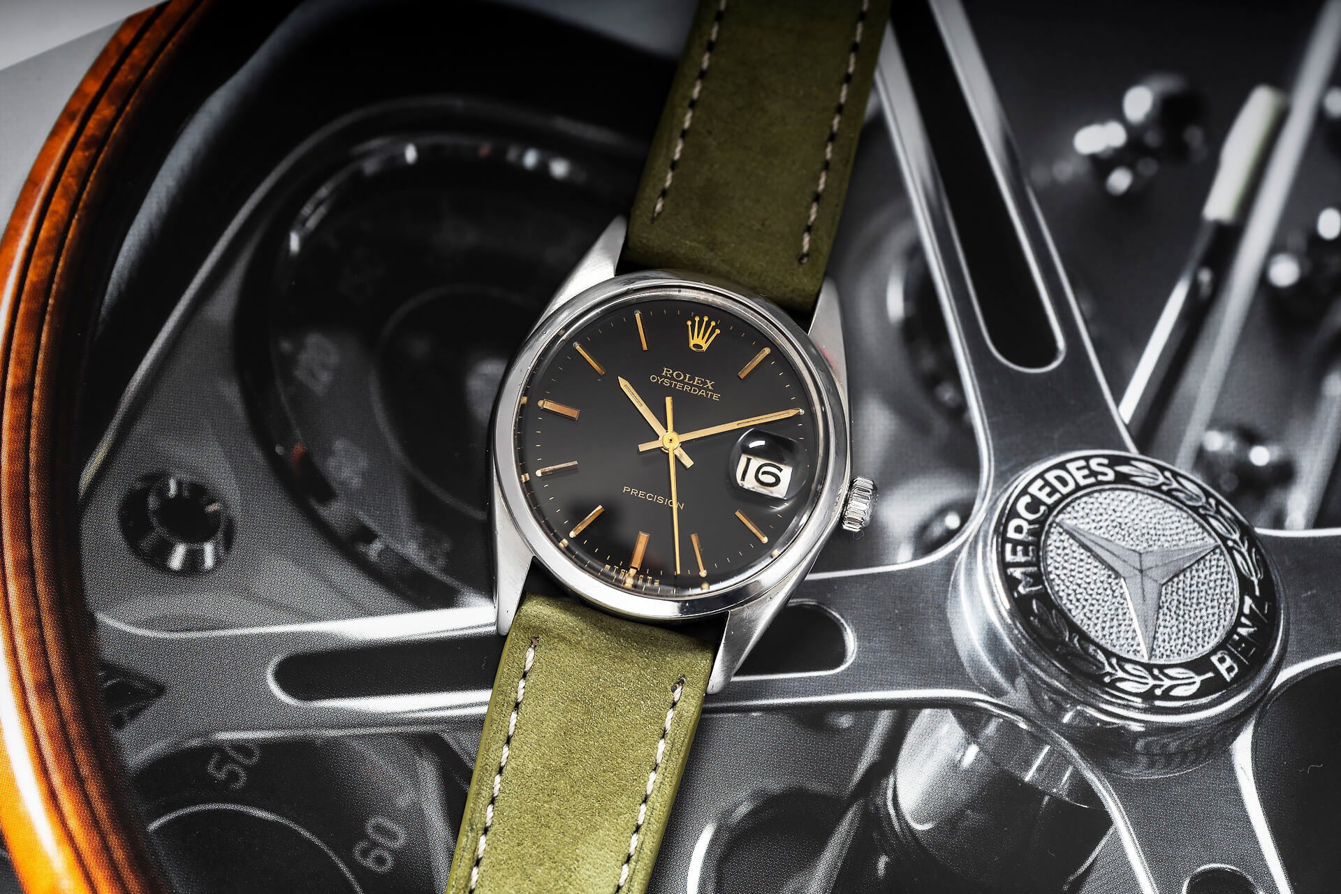 Rolex Oysterdate 6694 Tropical 'Olivio'