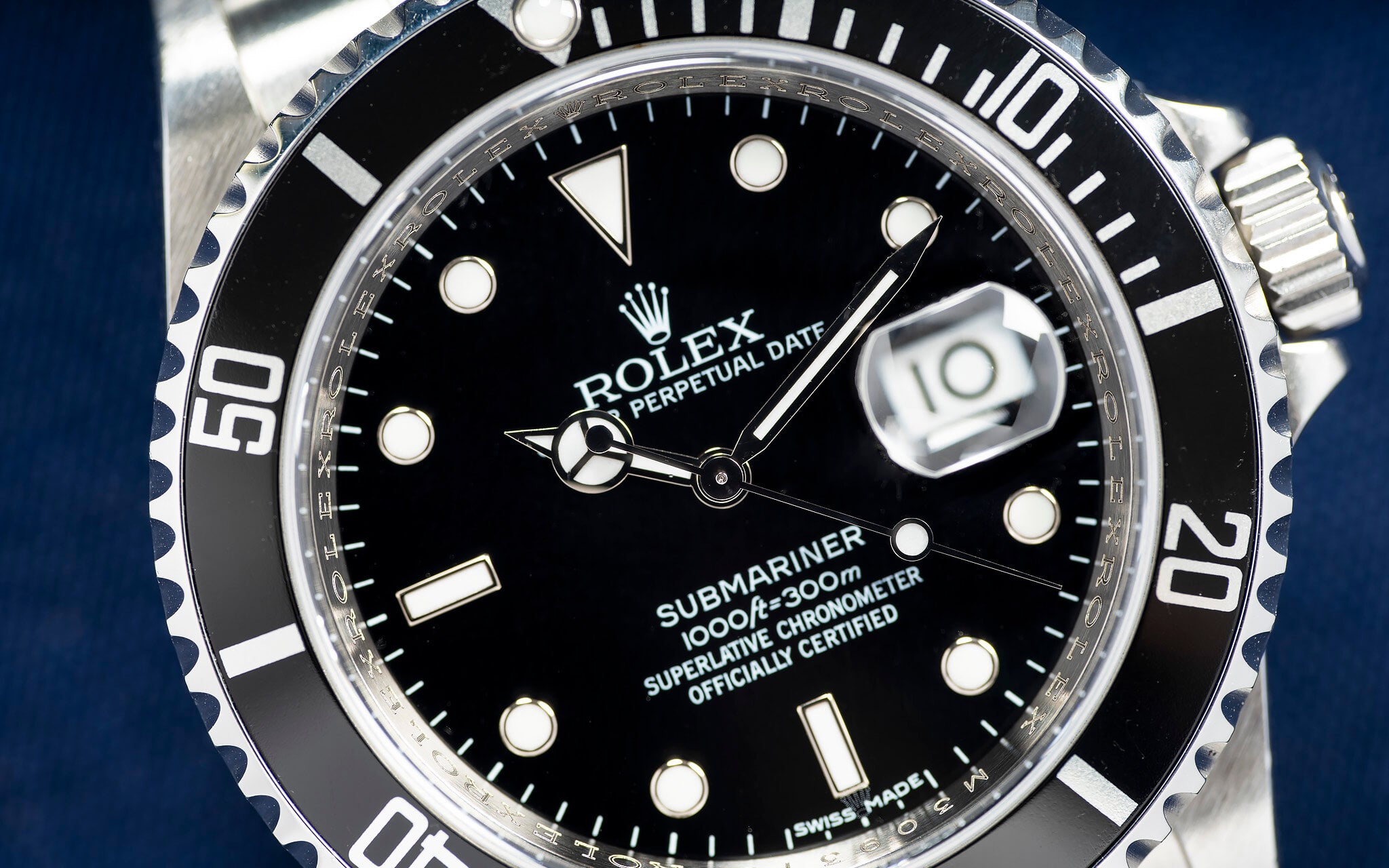 ROLEX SUBMARINER 16610 B&P