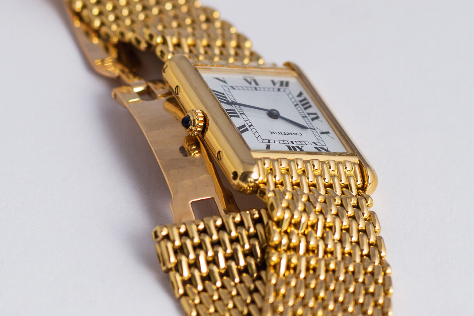 cartier tank mesh bracelet